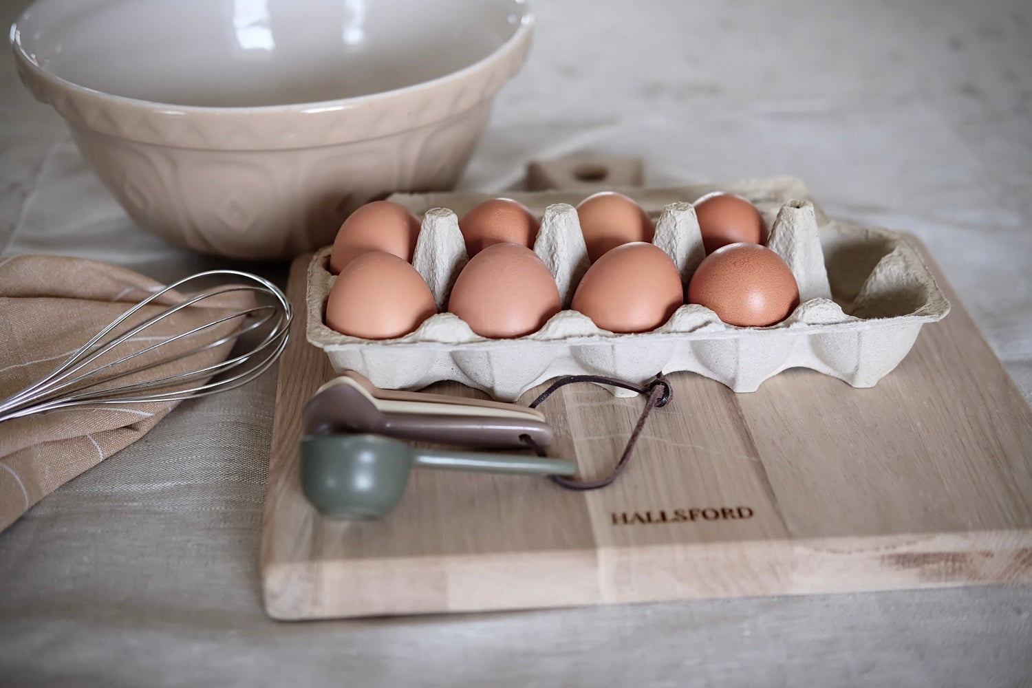 Solid English oak boards designed to last.