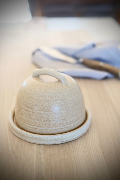 Butter Dish, Cream