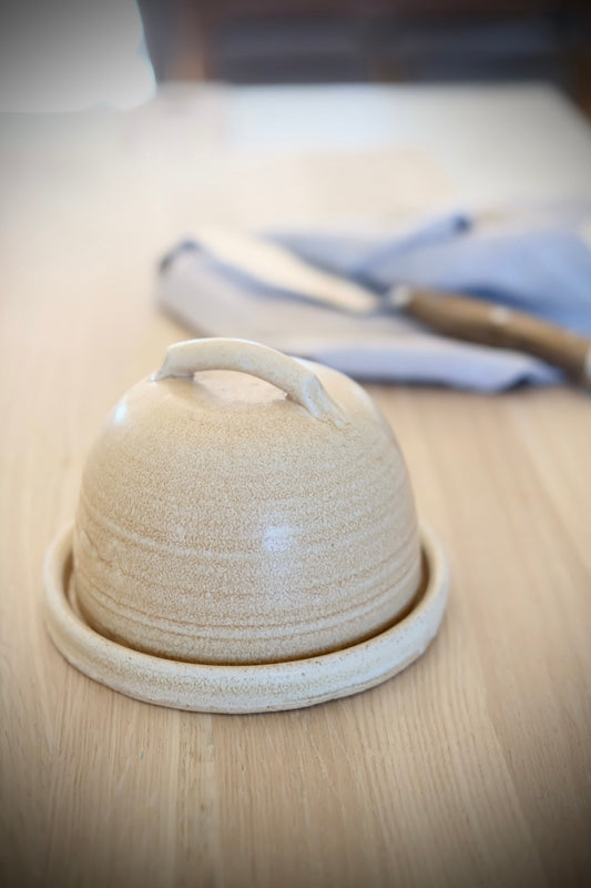 Butter Dish, Cream