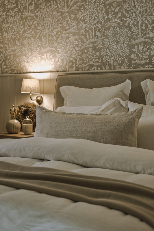 100% Irish Linen Bolster Cushion