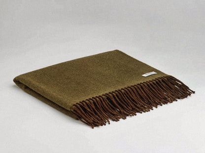 Merino Lambswool Pashmina, Olive
